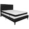 Flash Furniture Queen Platform Bed Set, Black SL-BMF-23-GG - alternate 2
